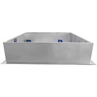 Insulated Square Roof Curb for 48" Diameter Vent | 12" high walls - Active Ventilation Products