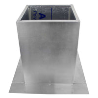 Insulated Square Roof Curb for 6" Diameter Vent | 12" high walls - Active Ventilation Products