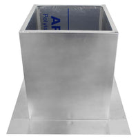 Insulated Square Roof Curb for 7" Diameter Vent | 12" high walls - Active Ventilation Products