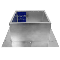 Insulated Square Roof Curb for 8" Diameter Vent | 6" high walls - Active Ventilation Products
