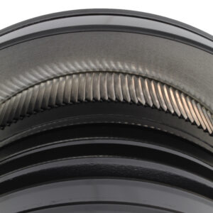 10 inch Commercial Attic Vent Cap | 10 inch Roof Vent | KV-10-BL in Black -- Close up View of Louvers