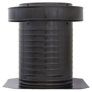10 inch Commercial Attic Vent Cap | 10 inch Roof Vent | KV-10-BL in Black --View of Side