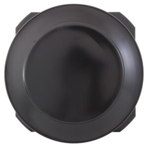 10 inch Commercial Attic Vent Cap | 10 inch Roof Vent | KV-10-BL in Black --View of Top