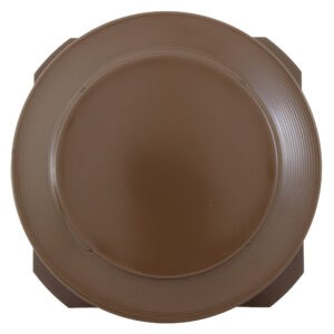 10 inch Commercial Attic Vent Cap | 10 inch Roof Vent | KV-10-BR in Brown -- View of Top