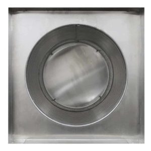 14 inch Roof Vent | Aura Gravity Vent with Curb Mount Flange - AV-14-C12-CMF - Bottom View