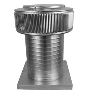 10 inch Roof Vent | Aura Gravity Roof Vent with Curb Mount Flange - Model AV-10-C12-CMF
