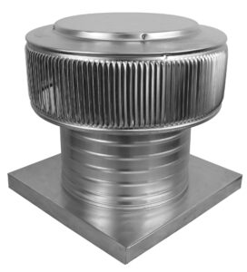 10 inch Roof Vent | Aura Gravity Roof Vent with Curb Mount Flange - Model AV-10-C6-CMF