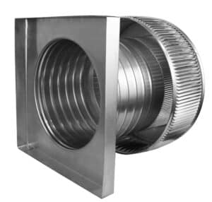 10 inch Roof Vent | Aura Gravity Roof Vent with Curb Mount Flange - Model AV-10-C6-CMF