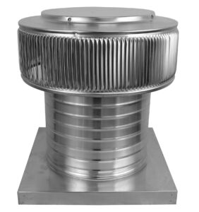 10 inch Roof Vent | Aura Gravity Roof Vent with Curb Mount Flange - Model AV-10-C8-CMF