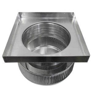 12 inch Roof Vent - Aura Gravity Roof Vent with Curb Mount Flange AV-12-C4-CMF - Bottom