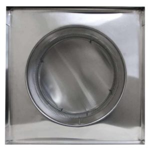 12 inch Roof Vent - Aura Gravity Roof Vent with Curb Mount Flange - AV-12-C6-CMF - Bottom