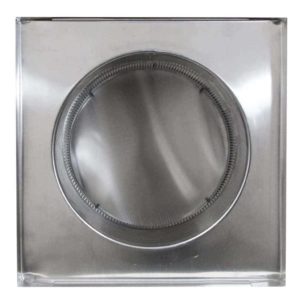 12 inch Roof Vent - Aura Gravity Roof Vent with Curb Mount Flange - AV-12-C8-CMF - Bottom