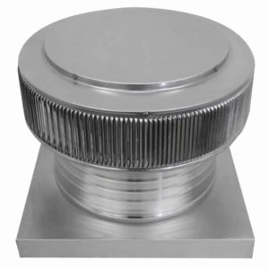 14 inch Roof Vent | Aura Gravity Vent with Curb Mount Flange - AV-14-C6-CMF