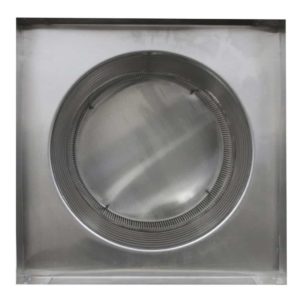 14 inch Roof Vent | Aura Gravity Vent with Curb Mount Flange - AV-14-C8-CMF - Bottom