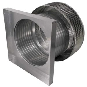 16 inch Roof Vent | Aura Gravity Roof Vent with Curb Mount Flange - AV-16-C8-CMF