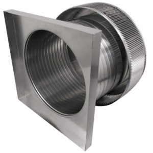 18 inch Roof Vent | Aura Gravity Roof Vent with Curb Mount Flange - AV-18-C12-CMF