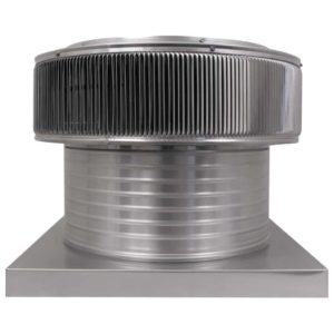 18 inch Roof Vent | Aura Gravity Roof Vent with Curb Mount Flange - AV-18-C8-CMF
