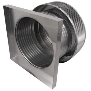 18 inch Roof Vent | Aura Gravity Roof Vent with Curb Mount Flange - AV-18-C8-CMF - Louvers