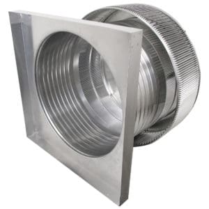 20 inch Roof Vent | Aura Gravity Roof Vent with Curb Mount Flange - AV-20-C8-CMF