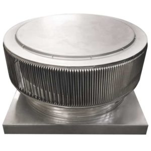 30 inch Roof Vent with Curb Mount Flange | Aura Gravity Vent - AV-30-C4-CMF
