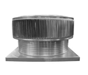 36 inch Roof Vent with Curb Mount Flange | Aura Gravity Vent - AV-36-C8-CMF - Side