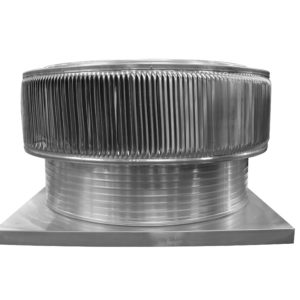 36 inch Roof Vent with Curb Mount Flange | Aura Gravity Vent - AV-36-C8-CMF - Side