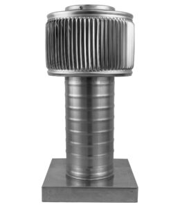 4 inch Roof Vent - Aura Gravity Ventilator with Curb Mount Flange