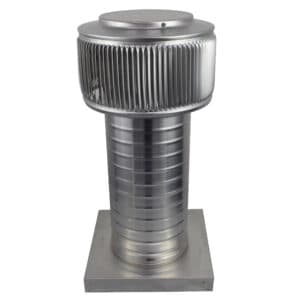 6 inch Roof Vent | Aura Gravity Roof Vent with Curb Mount Flange - Model AV-6-C12-CMF