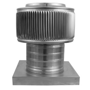 6 inch Roof Vent | Aura Gravity Roof Vent with Curb Mount Flange