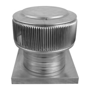 8 inch Roof Vent | Aura Gravity Roof Vent with Curb Mount Flange - Model AV-8-C4-CMF