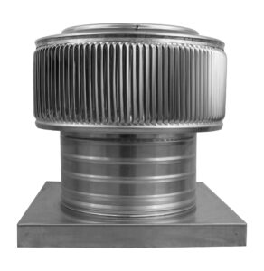8 inch Roof Vent | Aura Gravity Roof Vent with Curb Mount Flange - Model AV-8-C4-CMF