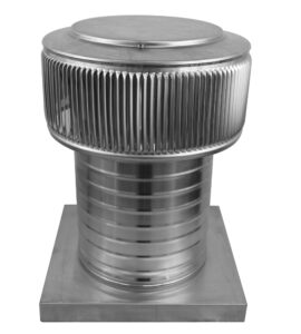 8 inch Roof Vent | Aura Gravity Roof Vent with Curb Mount Flange - Model AV-8-C8-CMF