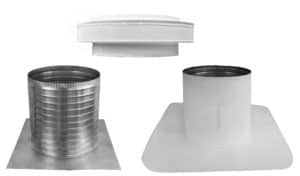 12 inch Boot Vent Kit - Roof Boot | BV-12-C11-WT