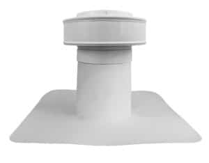 6 inch Boot Vent Kit - Roof Boot | BV-6-C8-WT - Installed in White