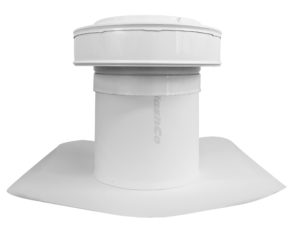 8 inch Boot Vent Kit - Roof Boot | BV-8-C8-WT - in White