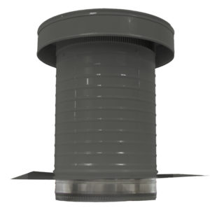 10 inch Commercial Keepa Roof Jack Vent Cap | 10 inch Roof Vent | KV-10-TP in Weatherwood Grey