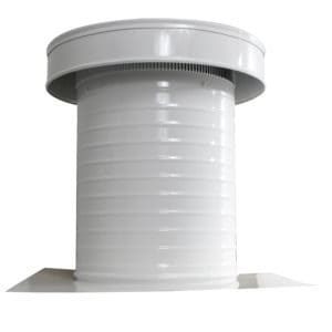 10 inch Roof Vent | 10 inch Keepa Attic Vent | KV-10 Side in White