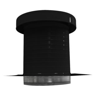 12 inch Commercial Keepa Roof Jack Vent Cap | 12 inch Roof Vent | KV-12-TP in Black