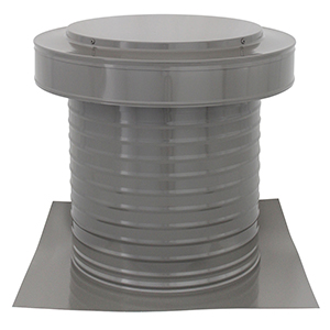 12 inch Commercial Keepa Roof Jack Vent Cap | 12 inch Roof Vent | KV-12-TP in Weatherwood Grey
