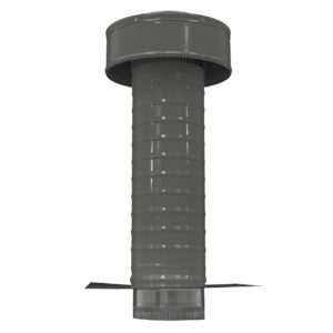 4 inch Roof Vent | 4 inch Commercial Roof Jack Vent Cap KV-4-TP in Grey