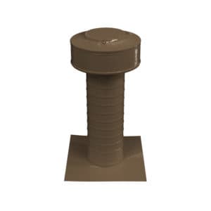 4 inch Roof Vent | 4 inch Commercial Roof Jack Vent Cap KV-4-TP in Brown