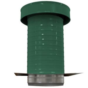 8 inch Keepa Roof Jack Vent Cap | 8 inch Roof Vent | KV-8-TP in Green