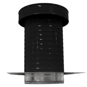 9 inch Commercial Roof Jack Vent Cap | 9 inch Roof Vent | KV-9-TP in Black