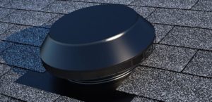 Roof Louver - Pop Vent for Exhaust PV-12-C1-Black