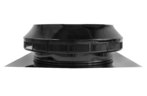 14 inch Roof Vent - Roof Louver | Pop Vent for Air Exhaust PV-14-C1 in Black