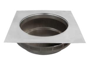 14 inch Roof Vent - Roof Louver | Pop Vent for Air Exhaust PV-14-C1 in Weatherwood Grey