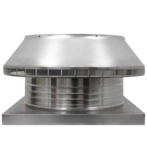 Roof Louver for Air Intake - Pop Vent with Curb Mount Flange PV-20-C4-CMF-front