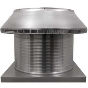 Roof Louver for Air Intake - Pop Vent with Curb Mount Flange PV-24-C12-CMF