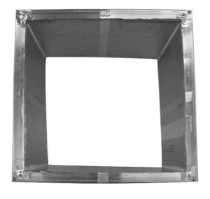 Insulated Roof Curb 12 inch Tall for 14 inch Diameter Vent or Fan | Model RC-14-H12-Ins - Top View