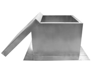 Roof for 12 inch Tall 14 inch Diameter Vent or Fan | Model RC-14-H12 - with Roof Curb Cap